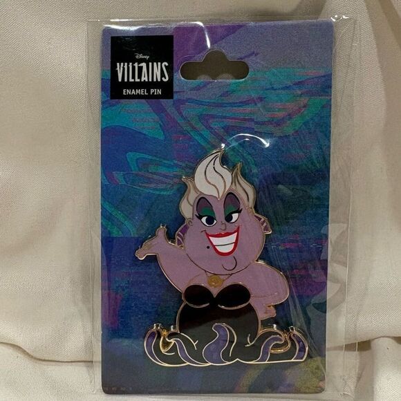 Disney Villain The Little Mermaid Ursula Cute Collectible Pin Enamel Pin NWT - Picture 3 of 4
